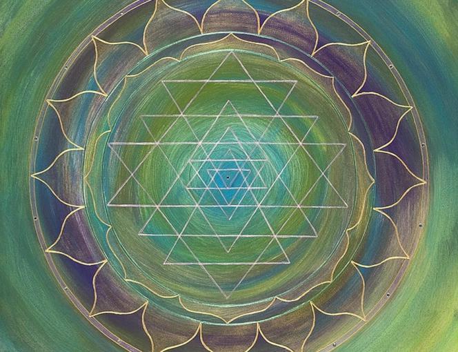 Soin chamanique : accompagné par la géométrie Sacrée, symbole de la Mère Divine, le Sri Yantra Soin chamanique : accompagné par la géométrie Sacrée, symbole de la Mère Divine, le Sri Yantra