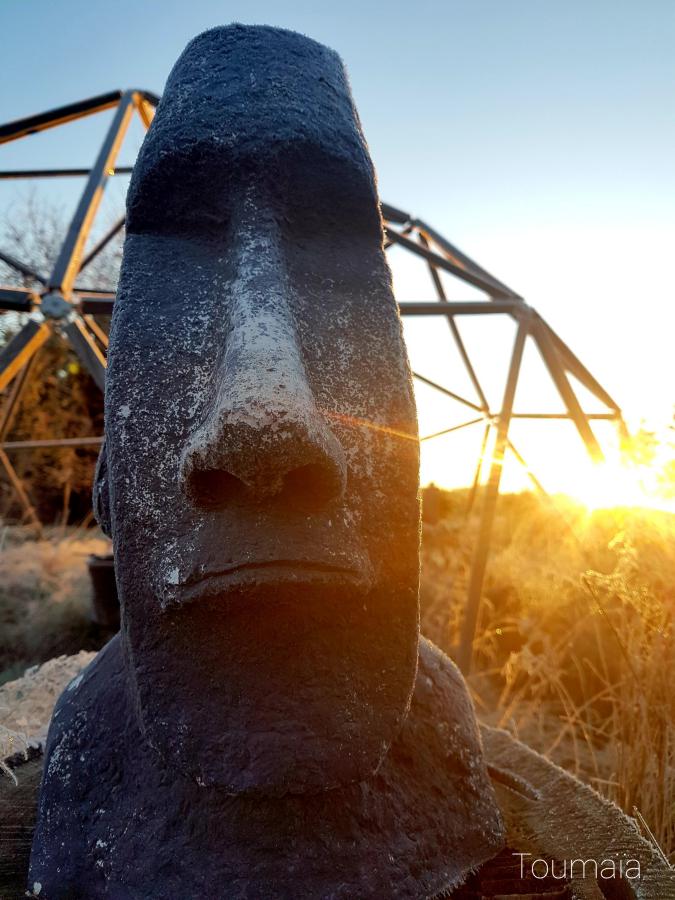 Un gardien du lieu de stage dans les Landes où se déroulent les stages de fabrication de tambours chamaniques